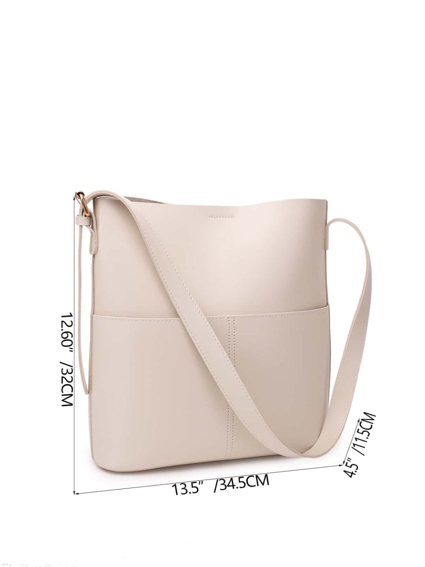 Minimalist Pocket Front Square Bag