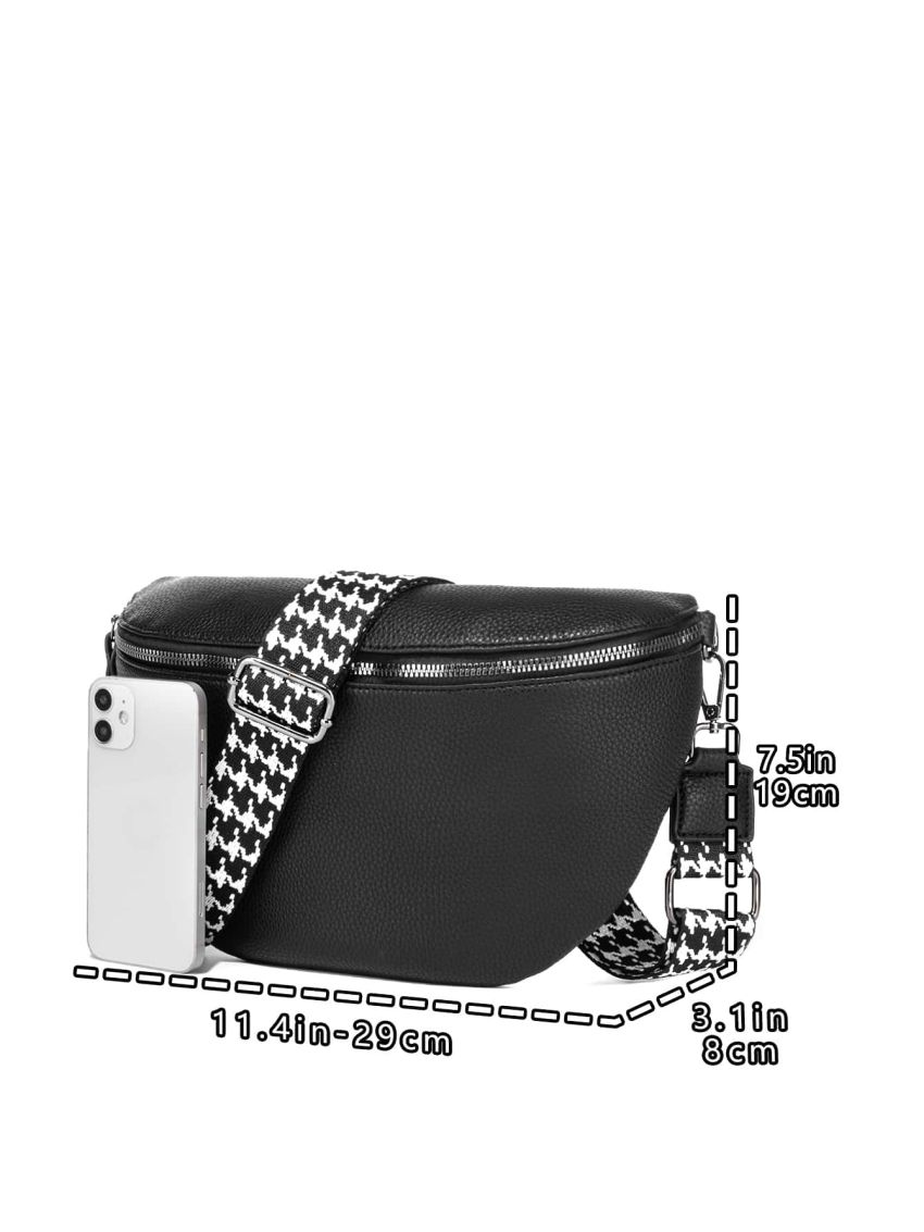 Litchi Embossed Waist Bag