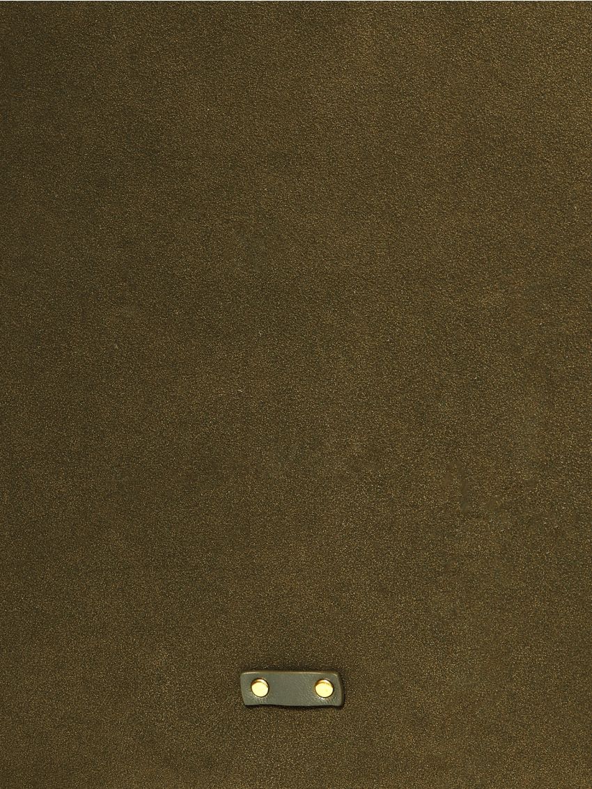 Minimalist Letter Detail Shoulder Tote Bag