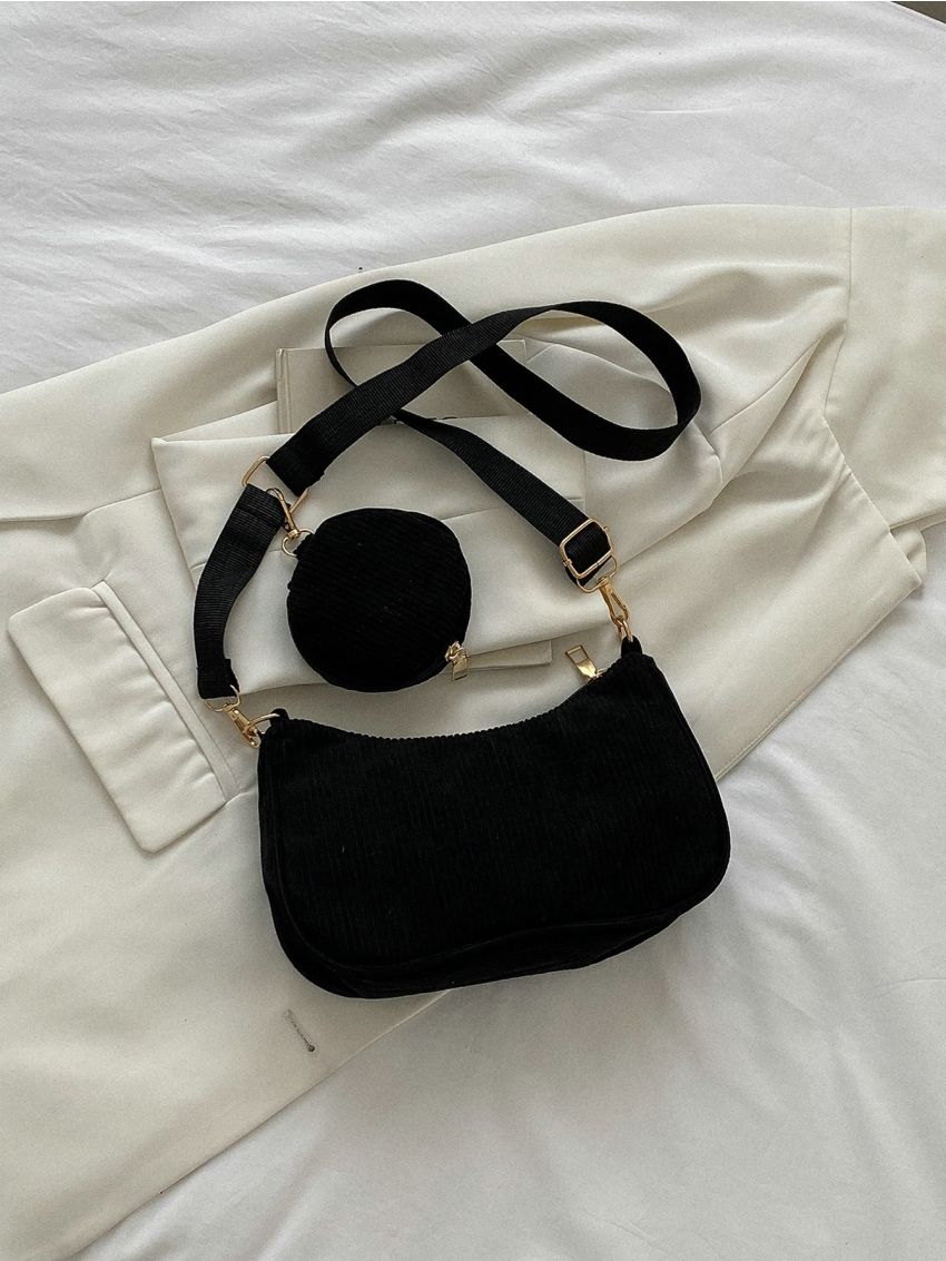 Minimalist Hobo Bag With Coin Purse
