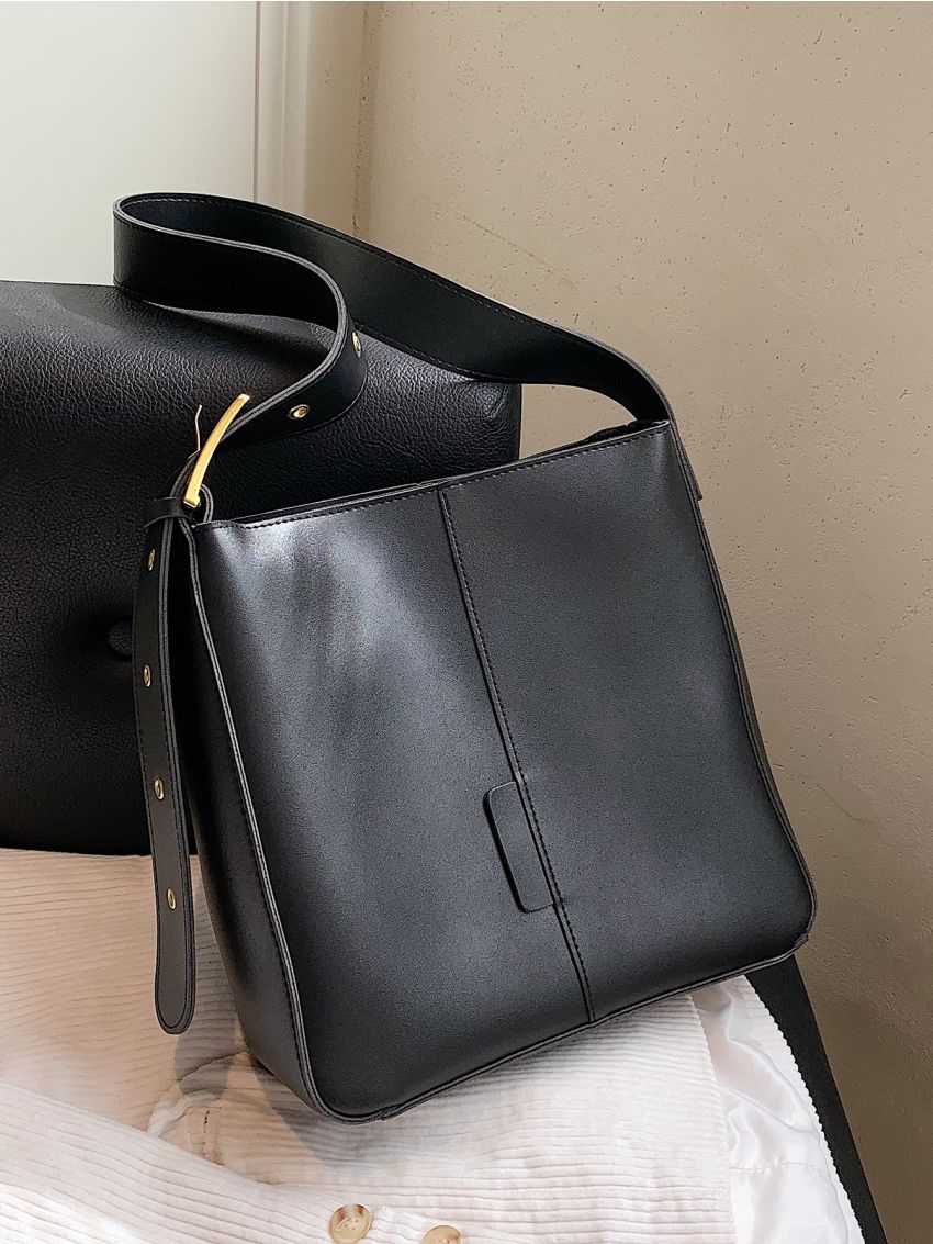 Grommet Eyelet Decor Square Bag