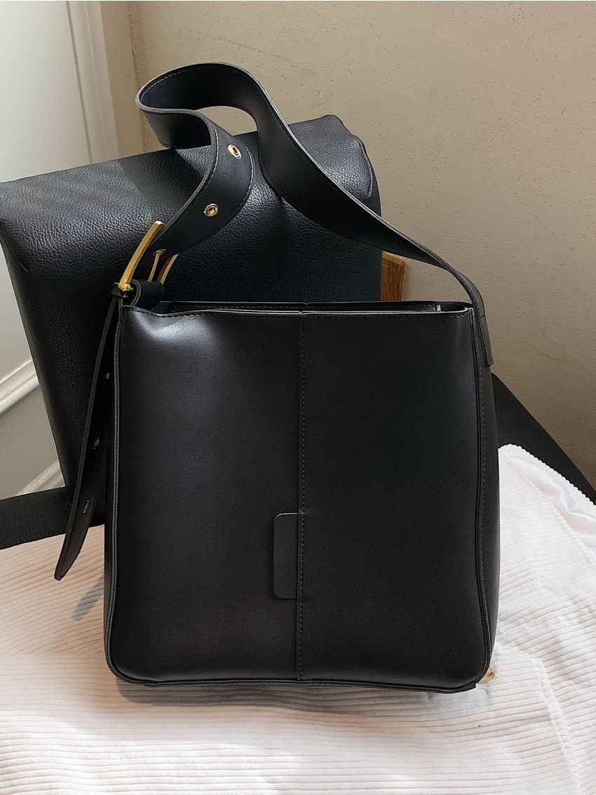 Grommet Eyelet Decor Square Bag