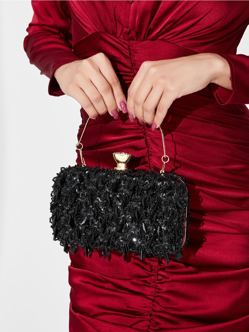 Mini Bead Decor Box Bag