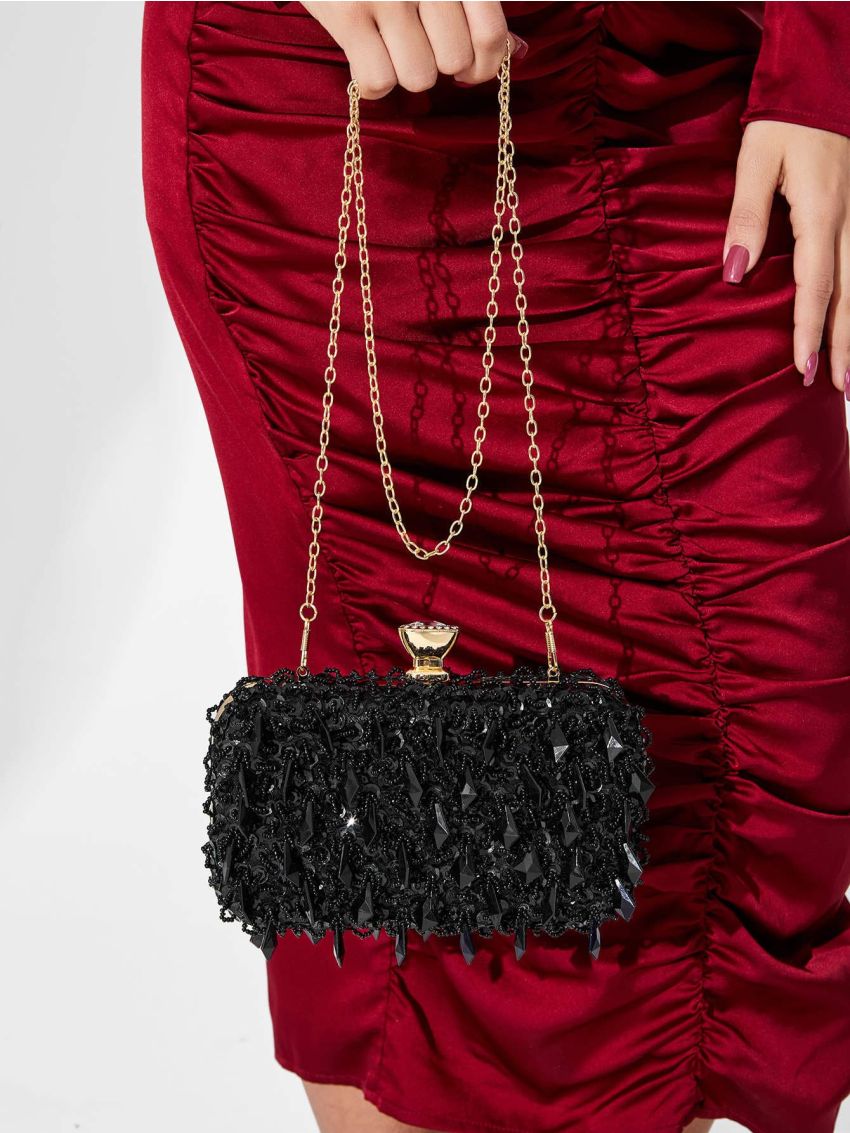 Mini Bead Decor Box Bag