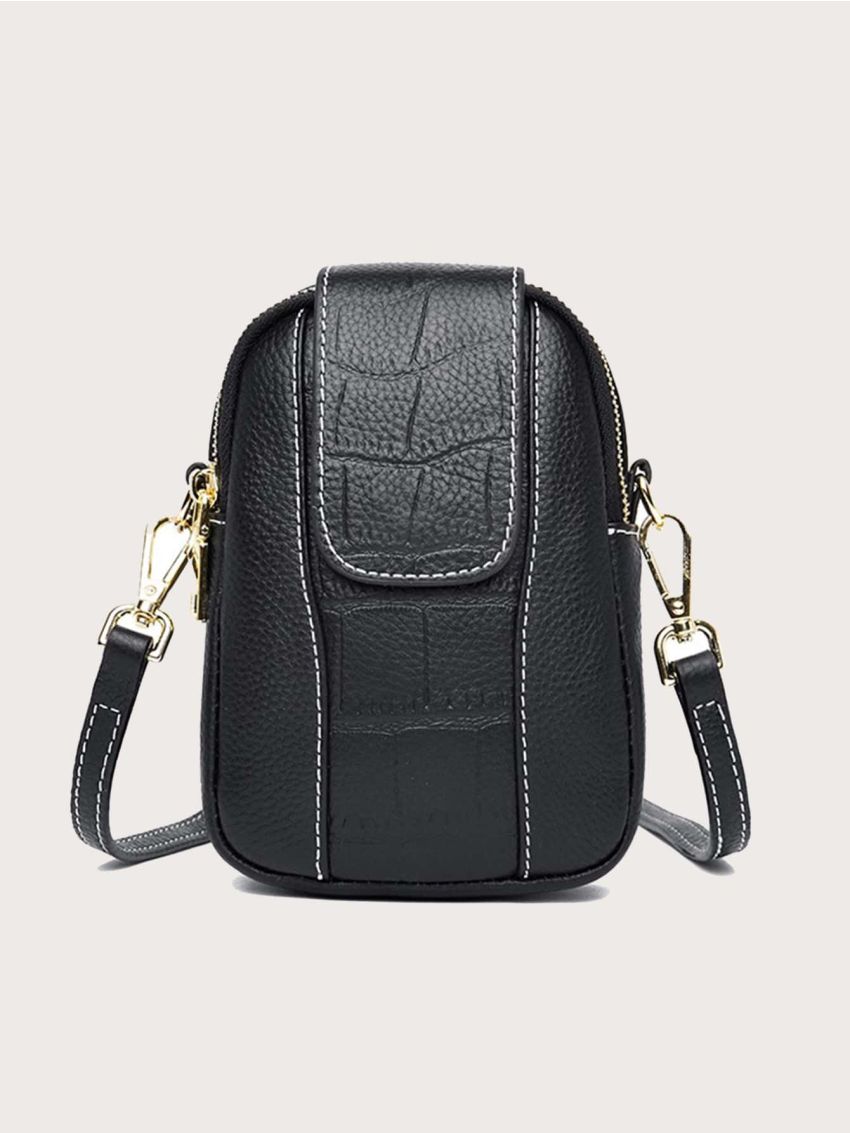 Crocodile Embossed Phone Wallet