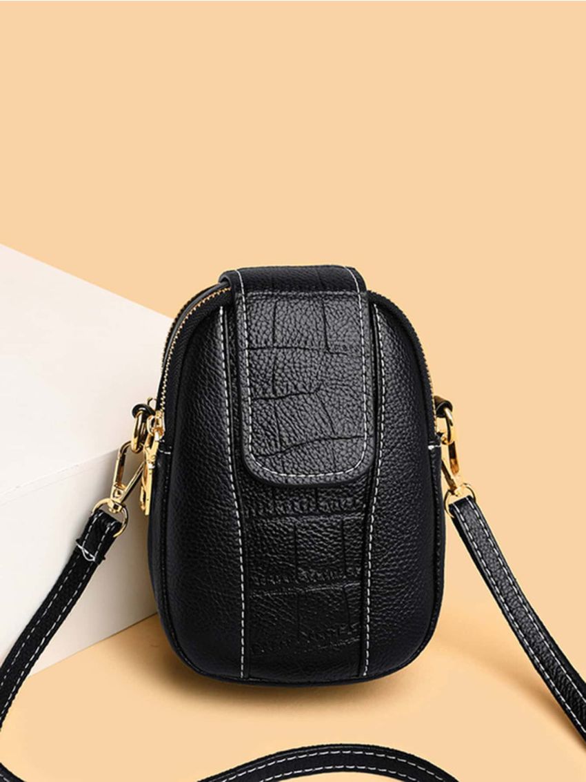 Crocodile Embossed Phone Wallet