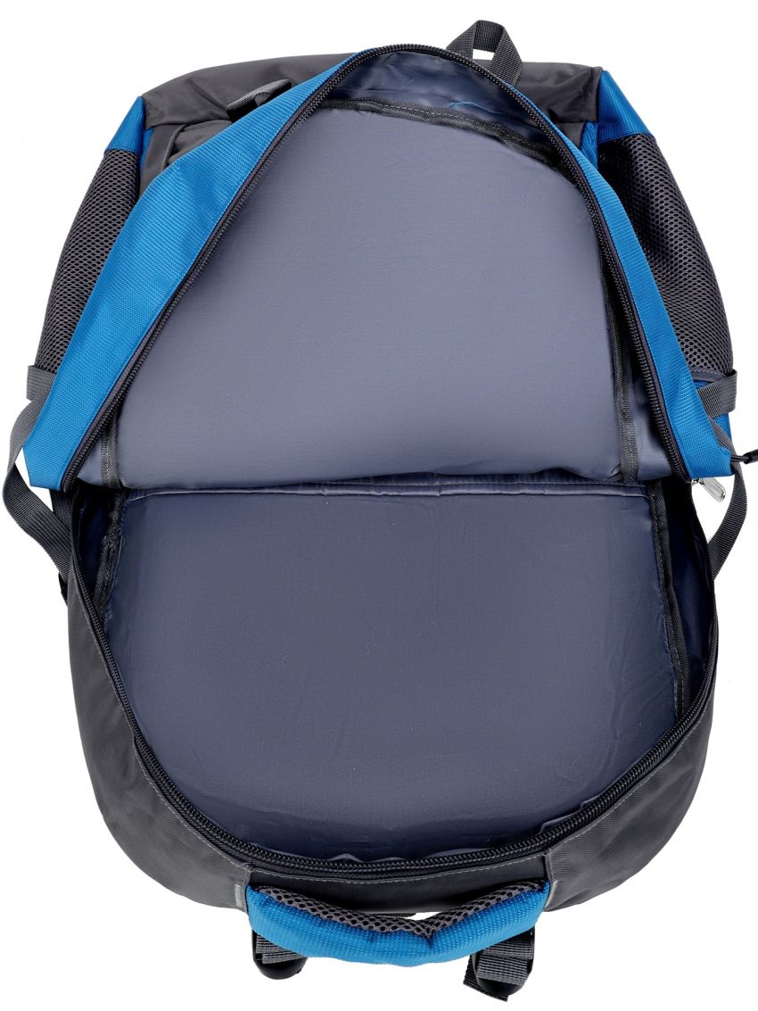 Men Letter Graphic Large Capacity Travel Backpack