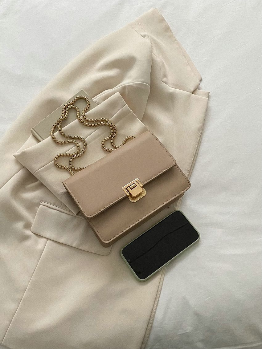 Mini Chain Flap Square Bag