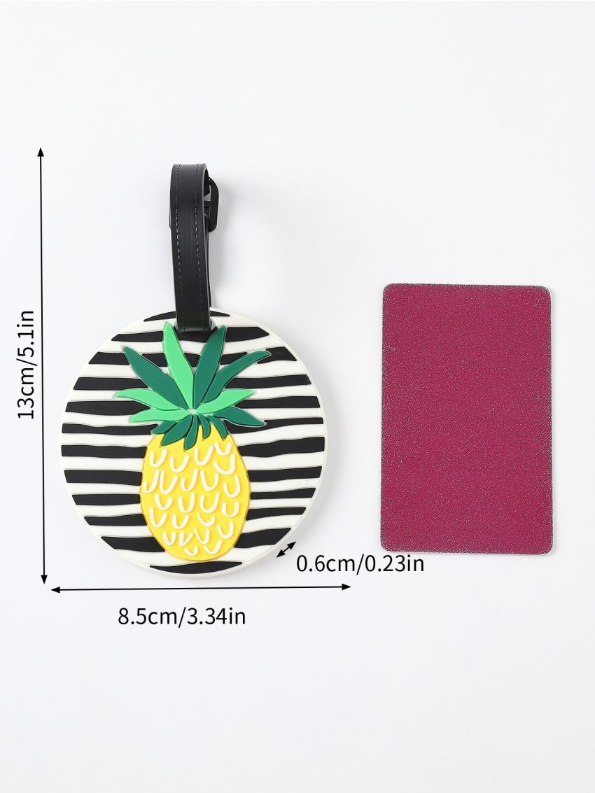 Pineapple Design Luggage Tag