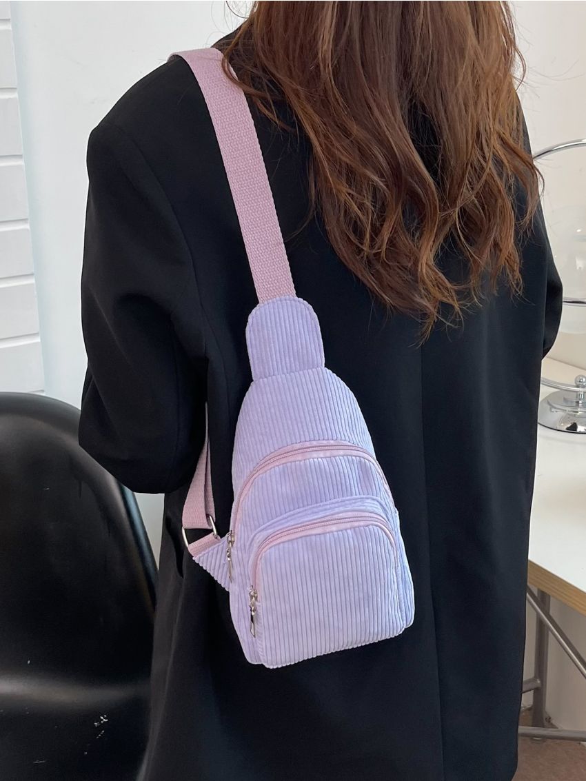 Mini Corduroy Sling Bag