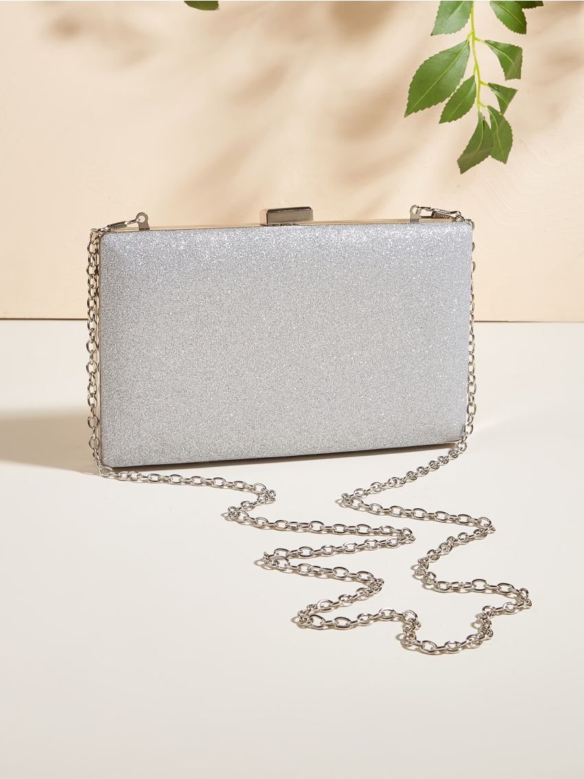 Mini Glitter Rhinestone Decor Box Bag