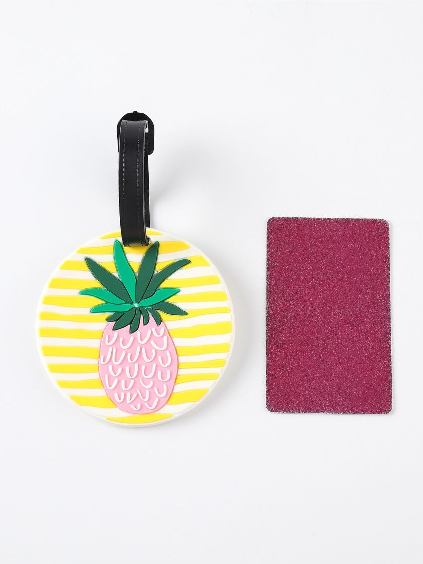Pineapple Design Luggage Tag