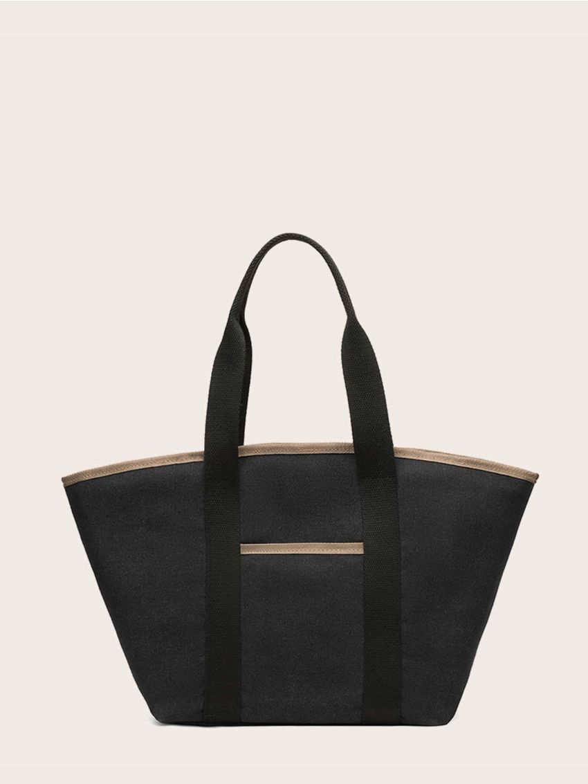 Colorblock Shopper Bag