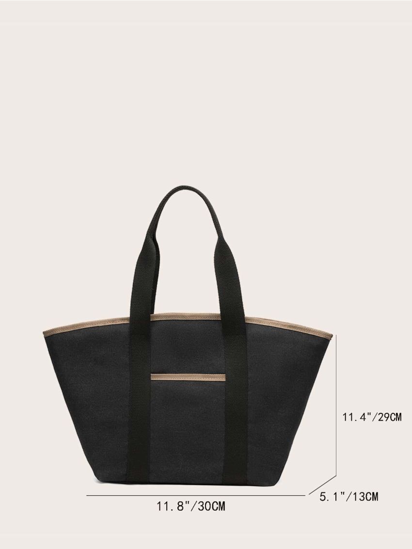 Colorblock Shopper Bag