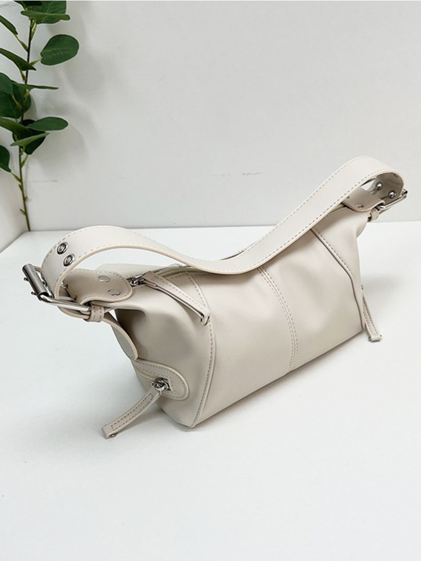 Stitch Detail Baguette Bag