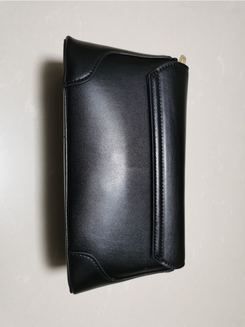 Metal Decor Flap Square Bag