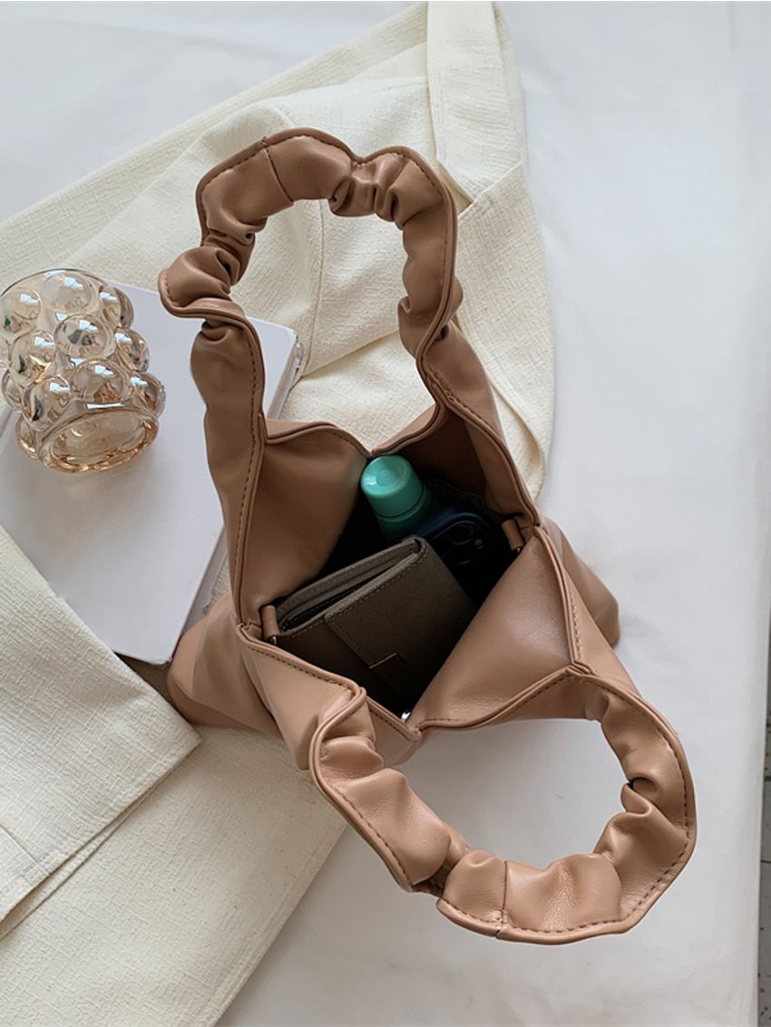 Ruched Strap Novelty Bag
