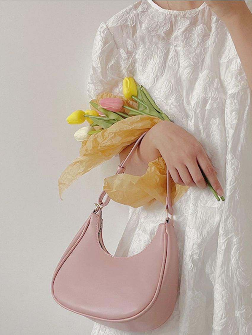 Minimalist Top Handle Hobo Bag