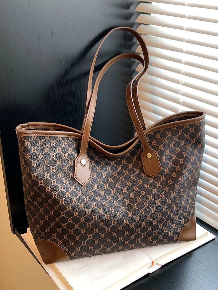 All Over Print Shoulder Tote Bag