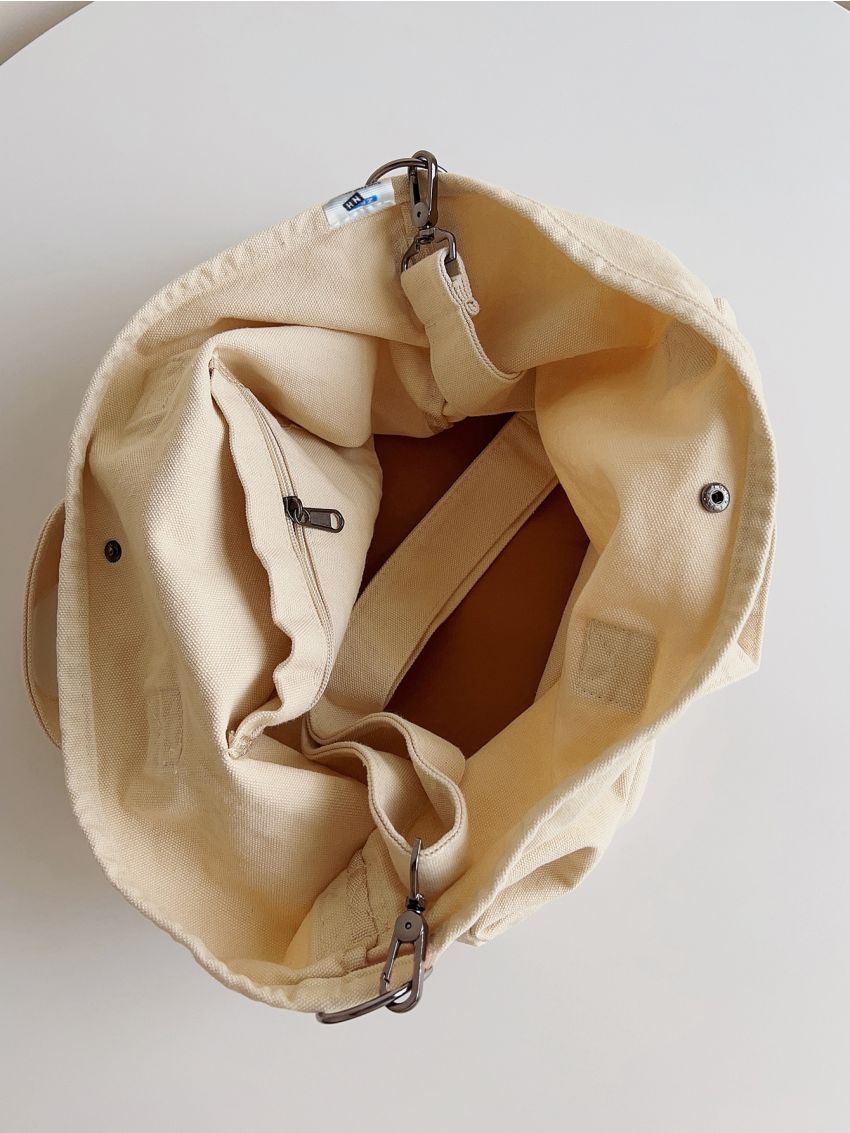 Minimalist Double Handle Shopper Bag