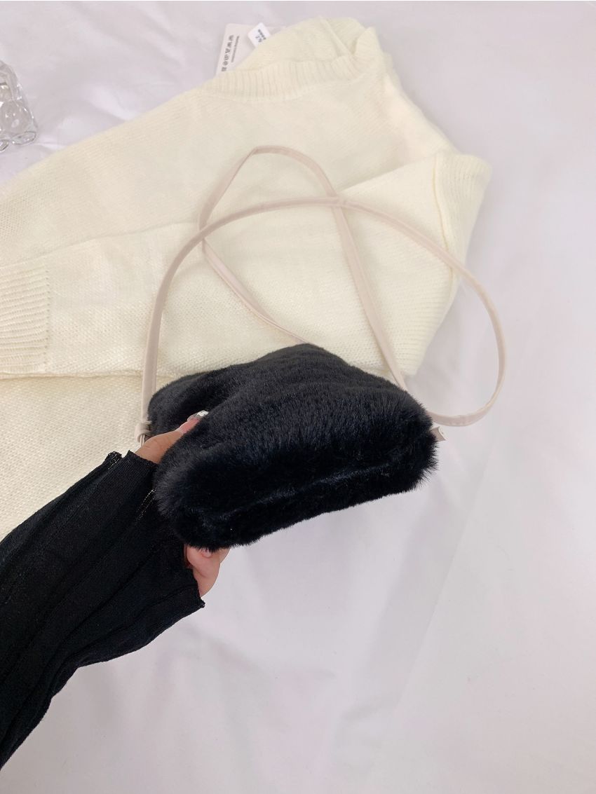 Mini Fluffy Square Bag