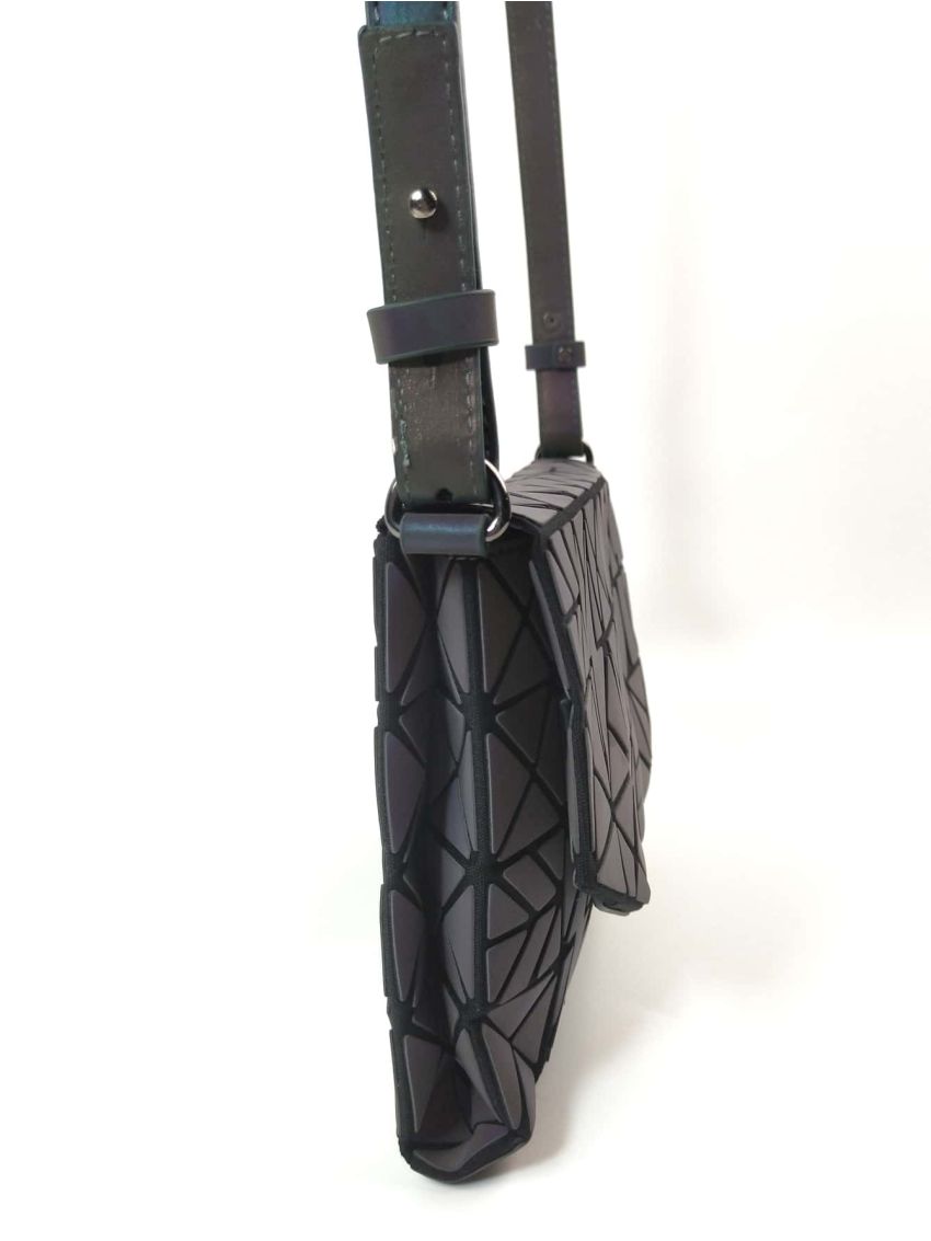 Geometric Pattern Flap Square Bag