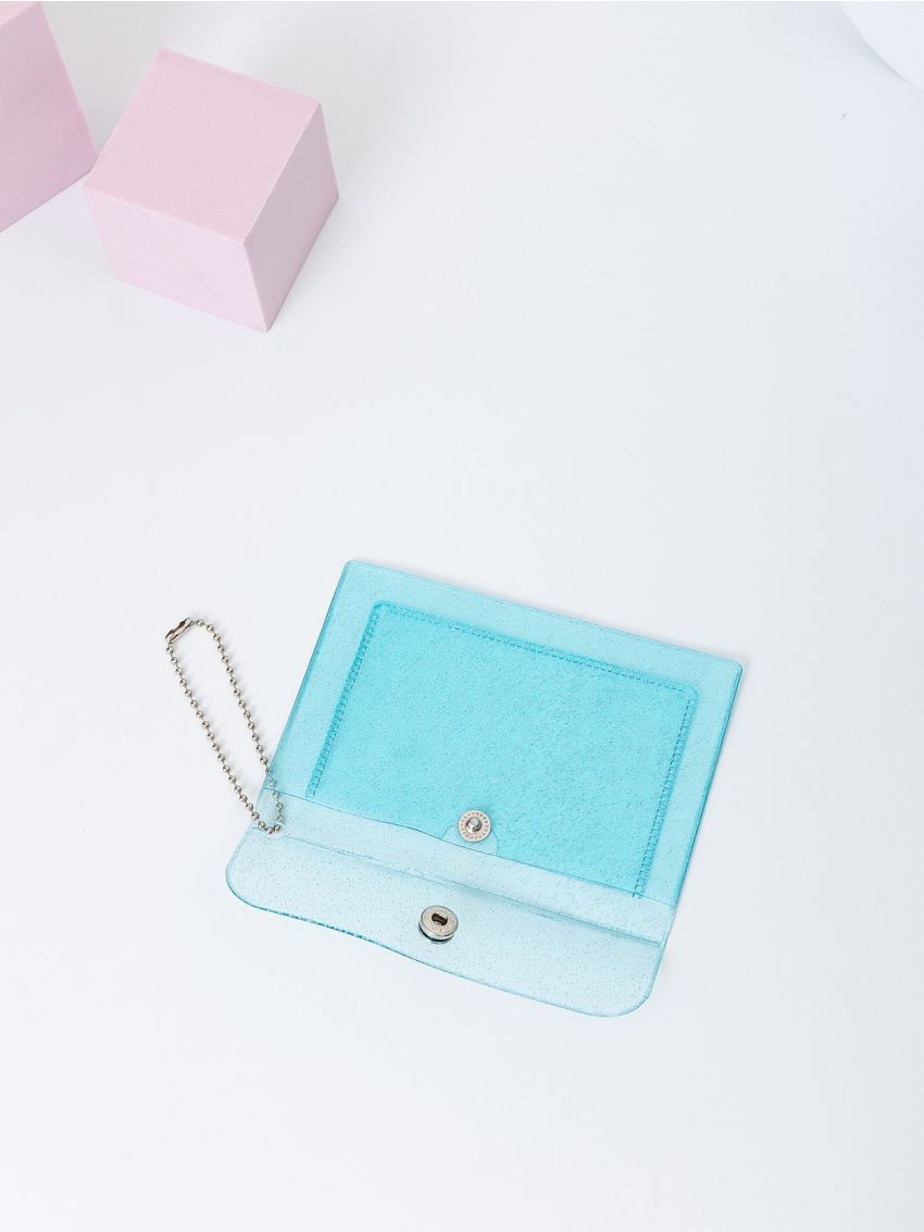 Clear Snap Button Coin Purse