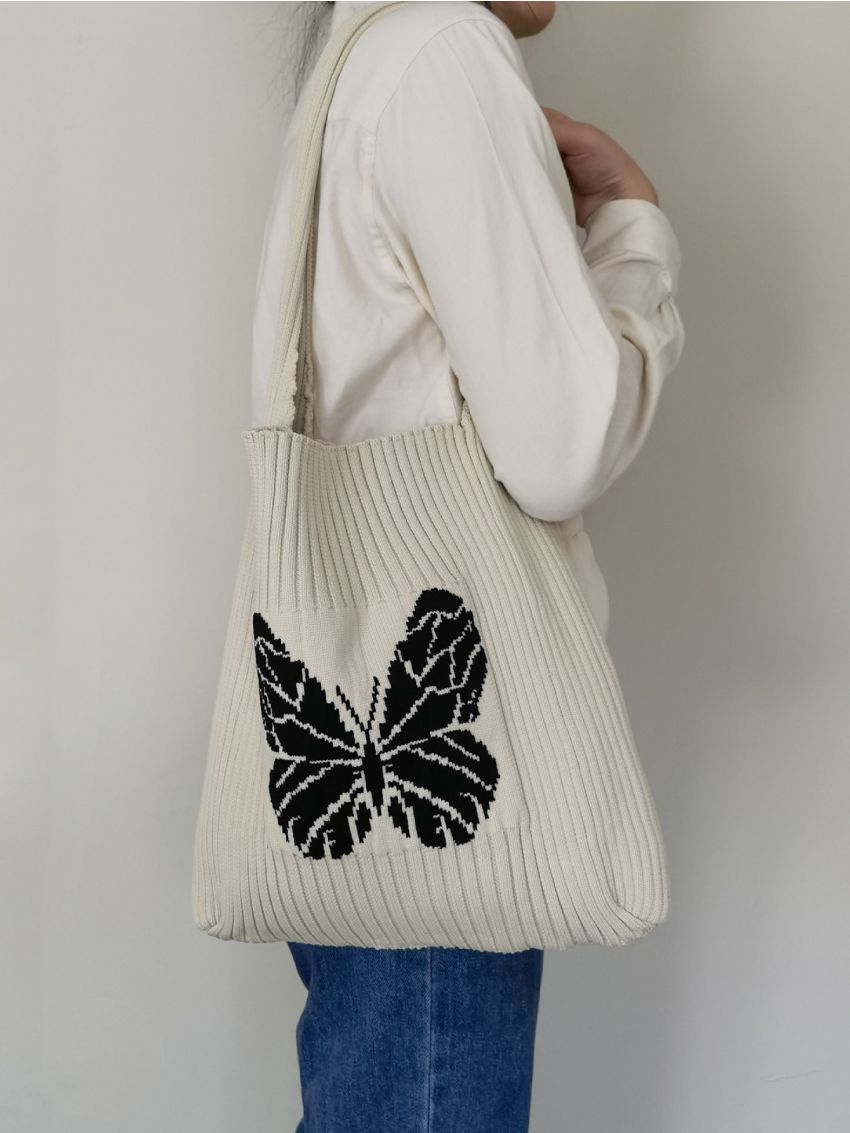 Butterfly Pattern Crochet Bag