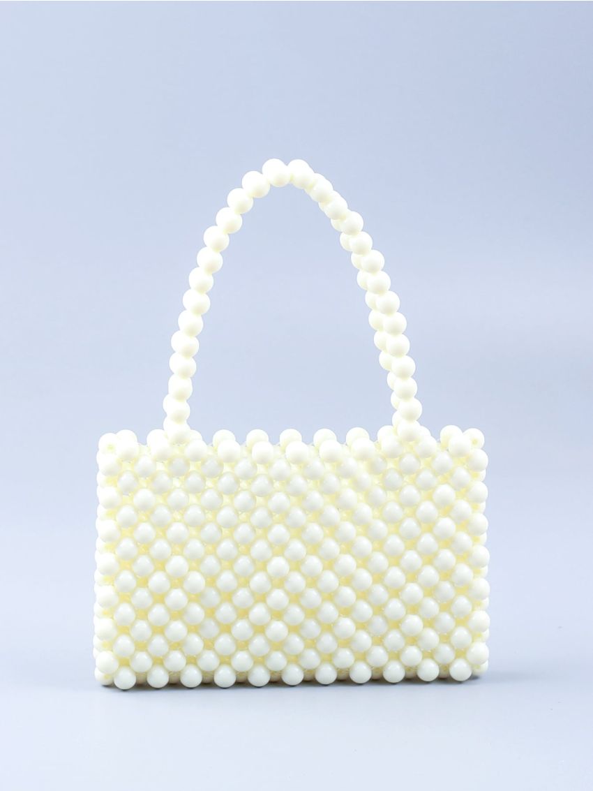 Mini Beaded Satchel Bag