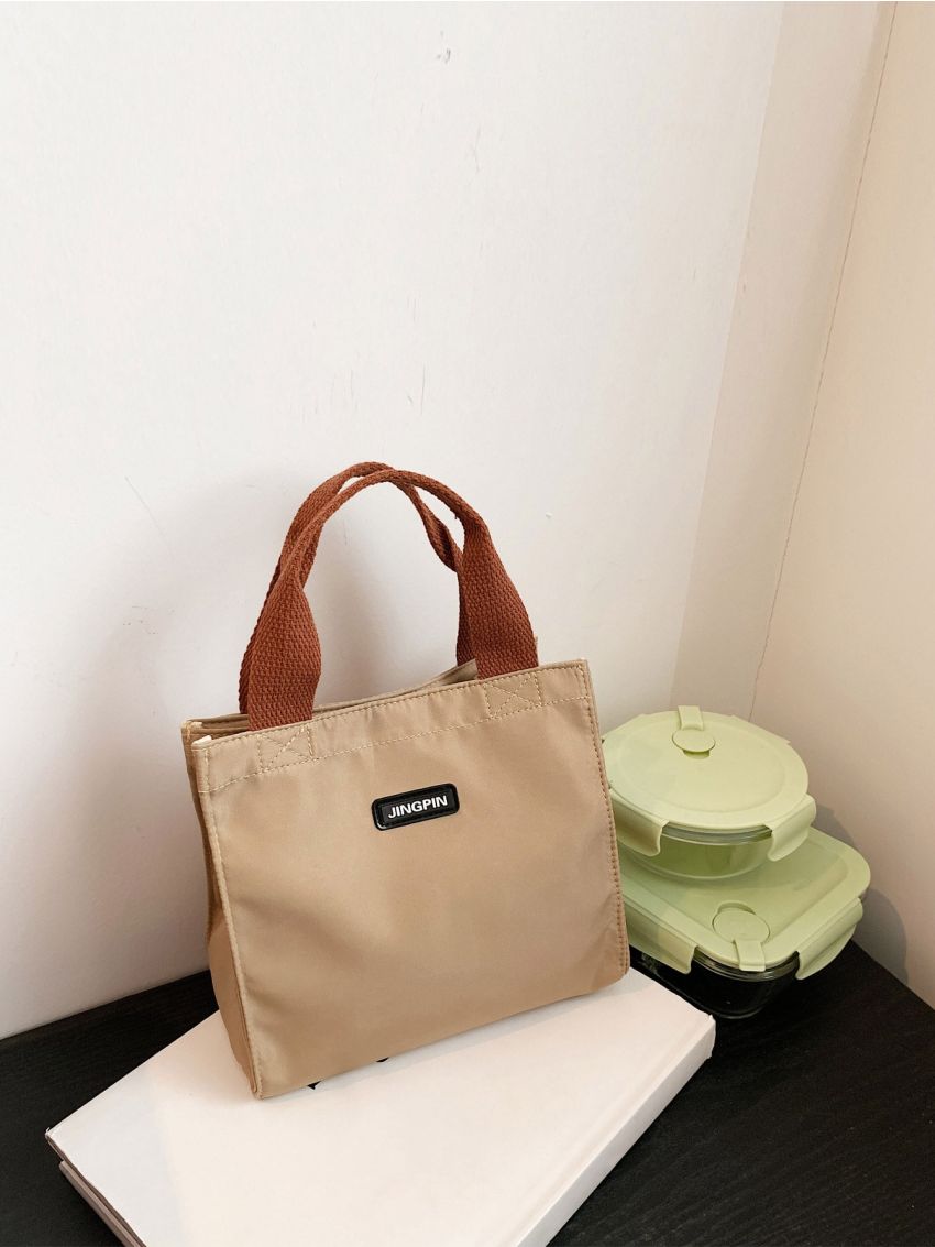 Patch Detail Square Bag