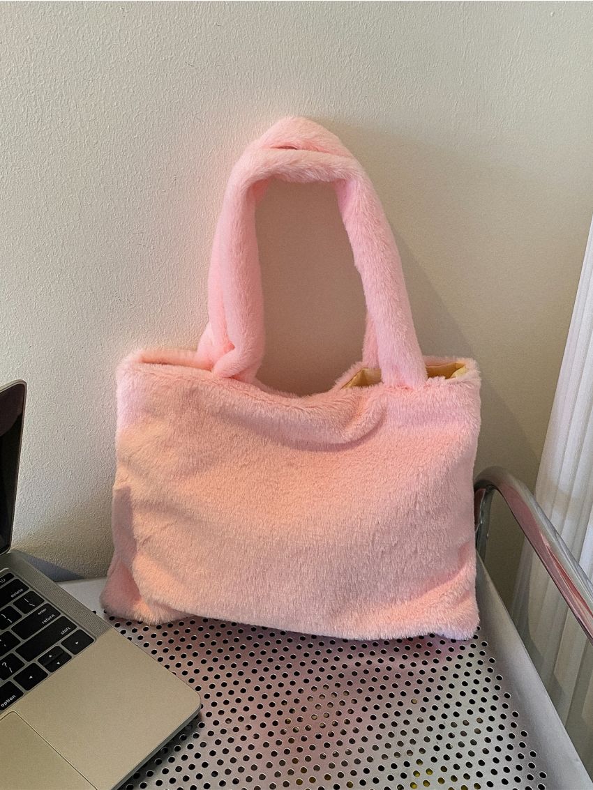Minimalist Fluffy Square Bag