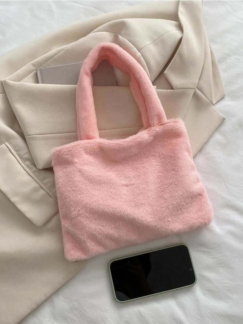 Minimalist Fluffy Square Bag