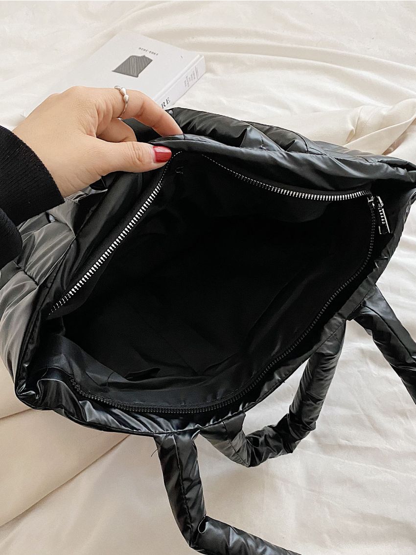 Quilted Waterproof Top Handle Bag