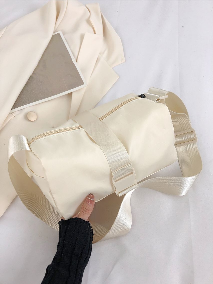 Released Buckle Decor Hobo Bag