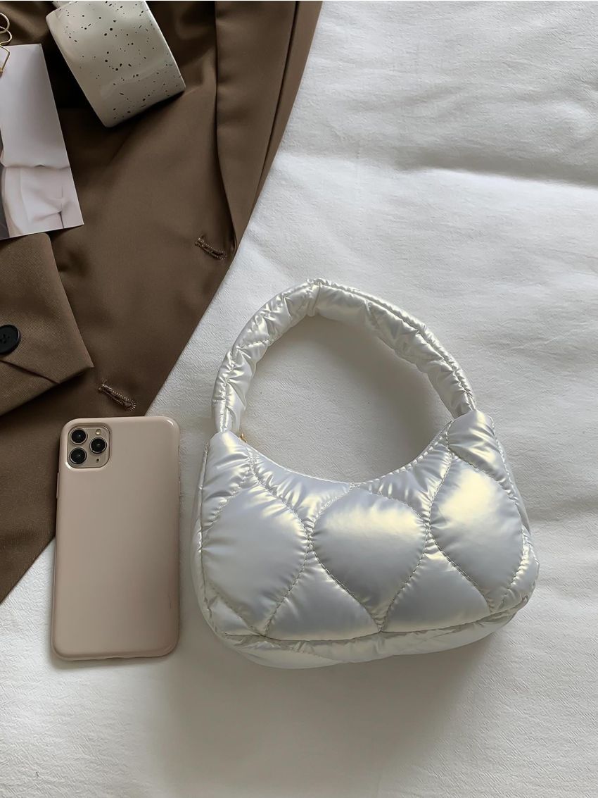 Mini Quilted Hobo Bag