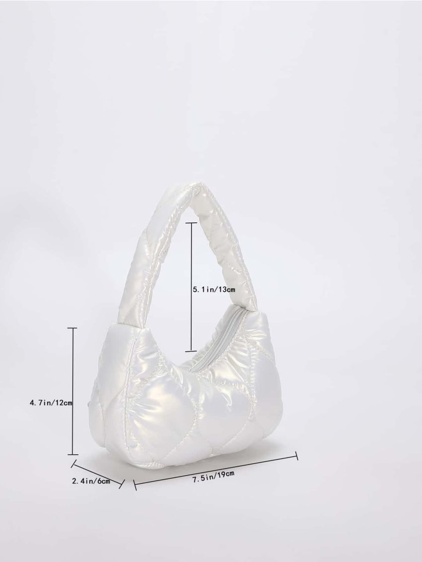 Mini Quilted Hobo Bag