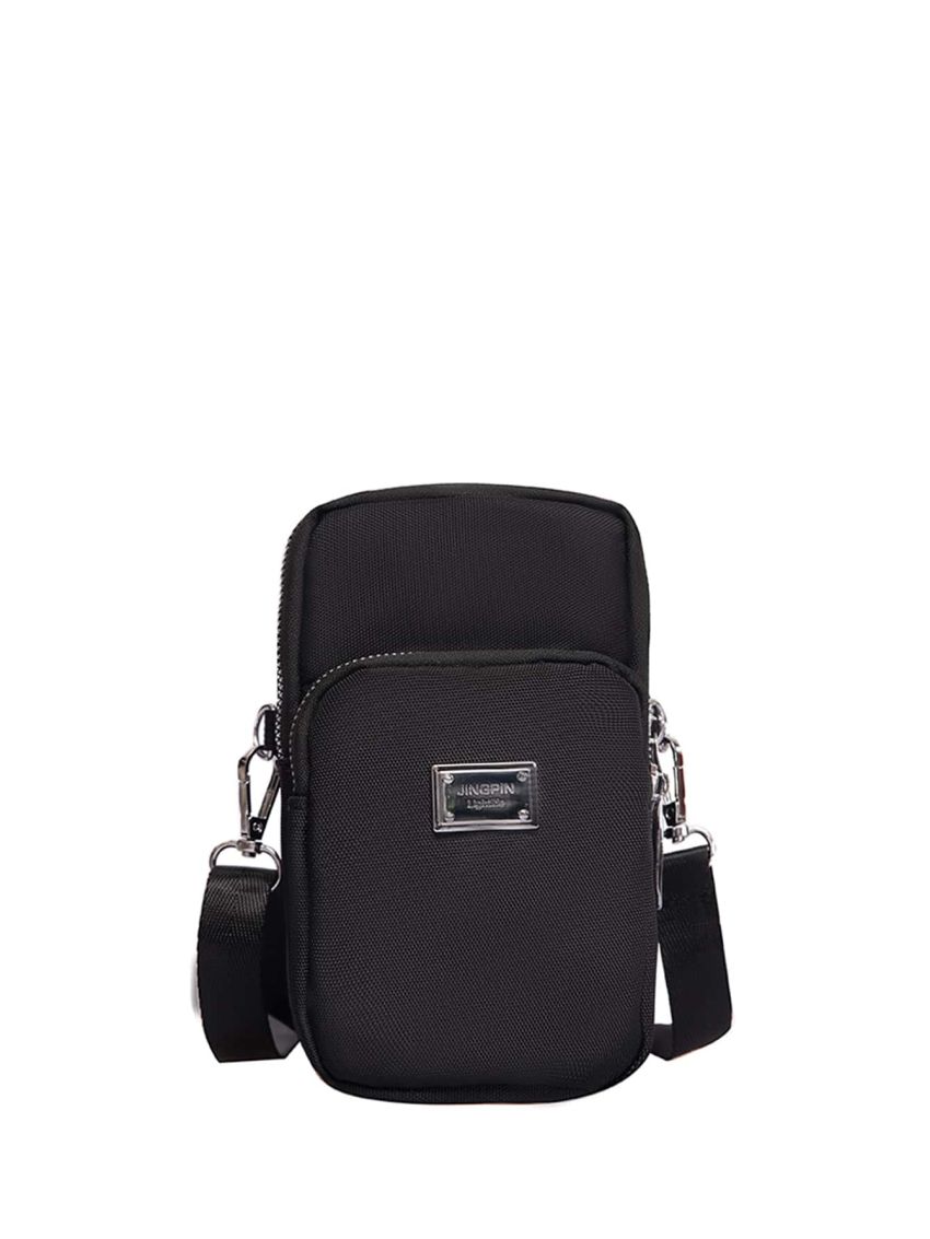 Metal Patch Phone Wallet