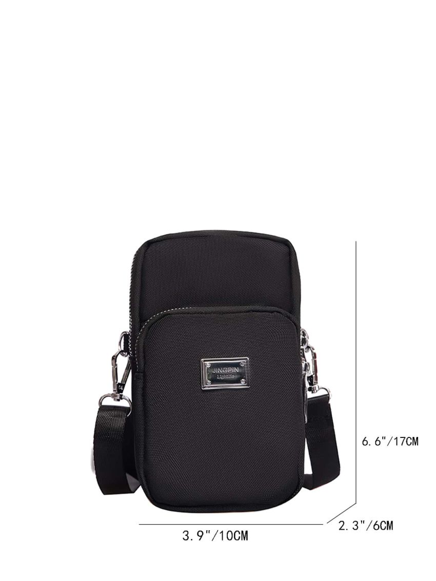 Metal Patch Phone Wallet