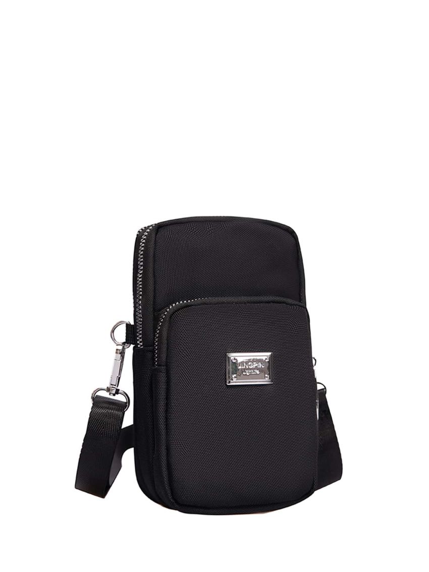 Metal Patch Phone Wallet