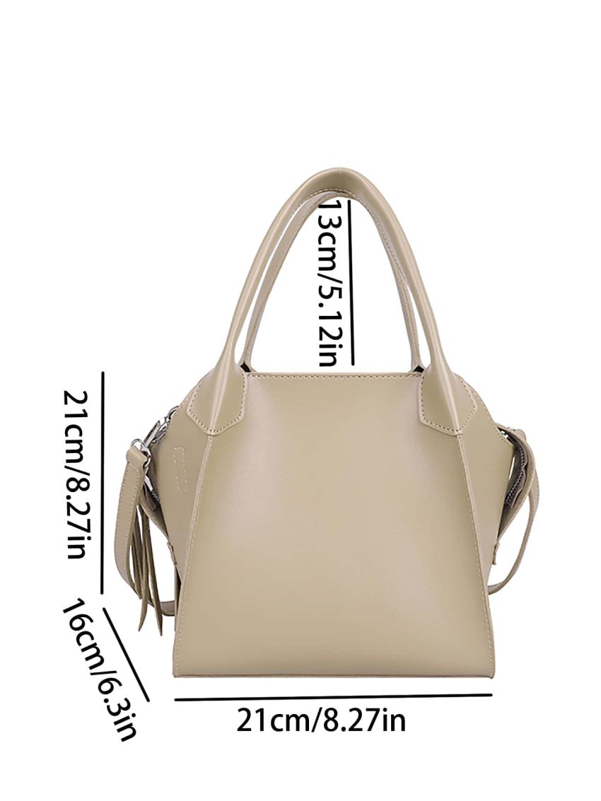 Minimalist Double Handle Satchel Bag