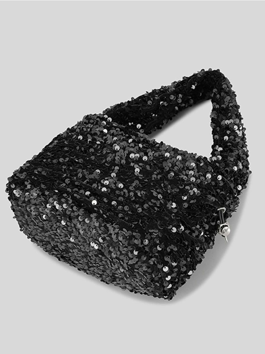 Mini Sequin Decor Square Bag