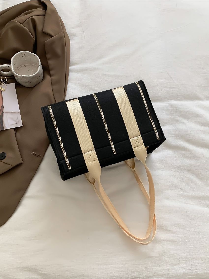 Stitch Detail Square Bag