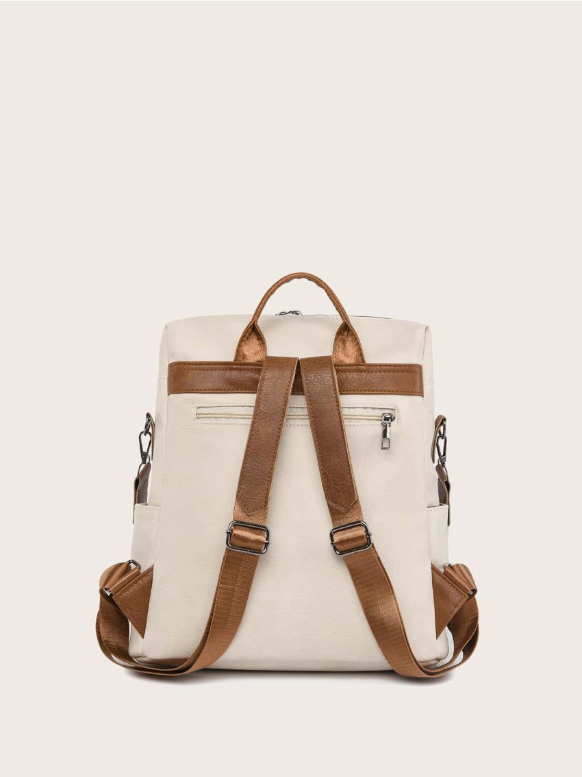 Color Block Functional Backpack