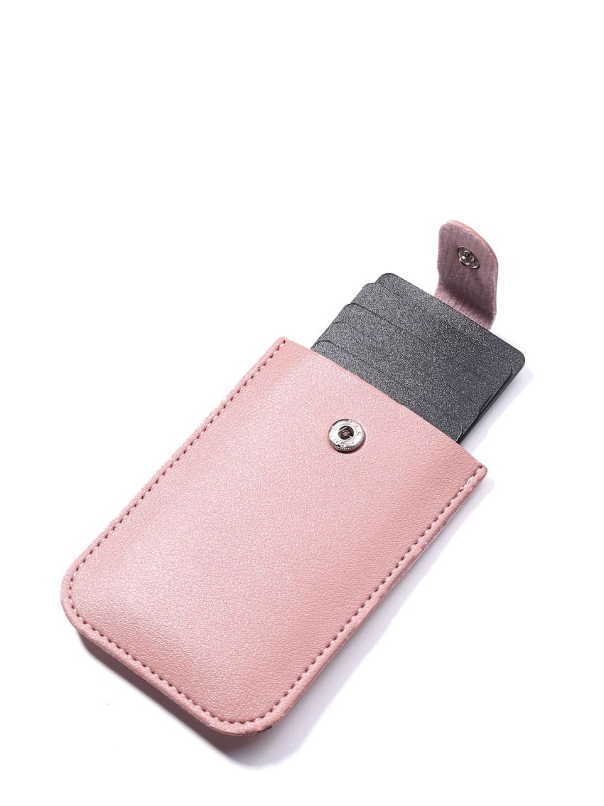 Snap Button Detail Card Holder