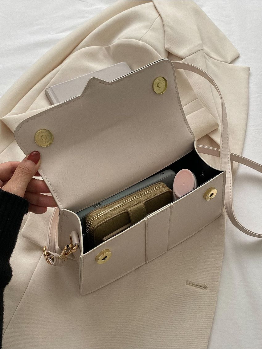 Minimalist Flap Square Bag