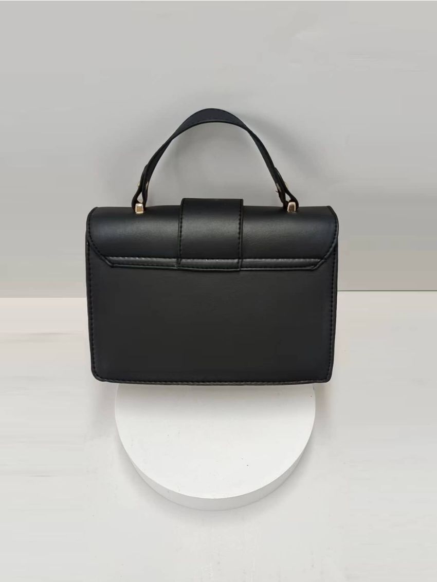 Buckle Decor Flap Square Bag
