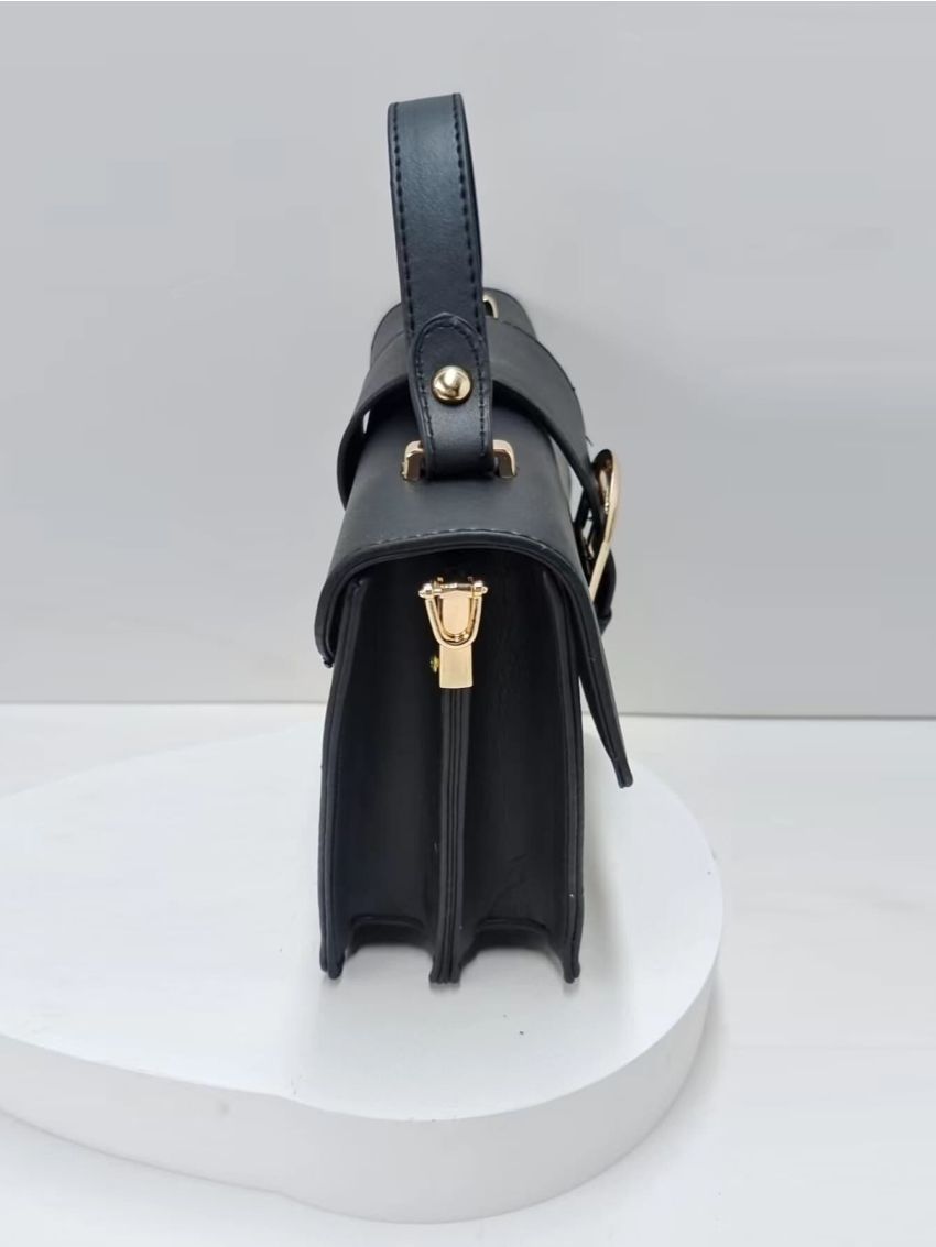 Buckle Decor Flap Square Bag