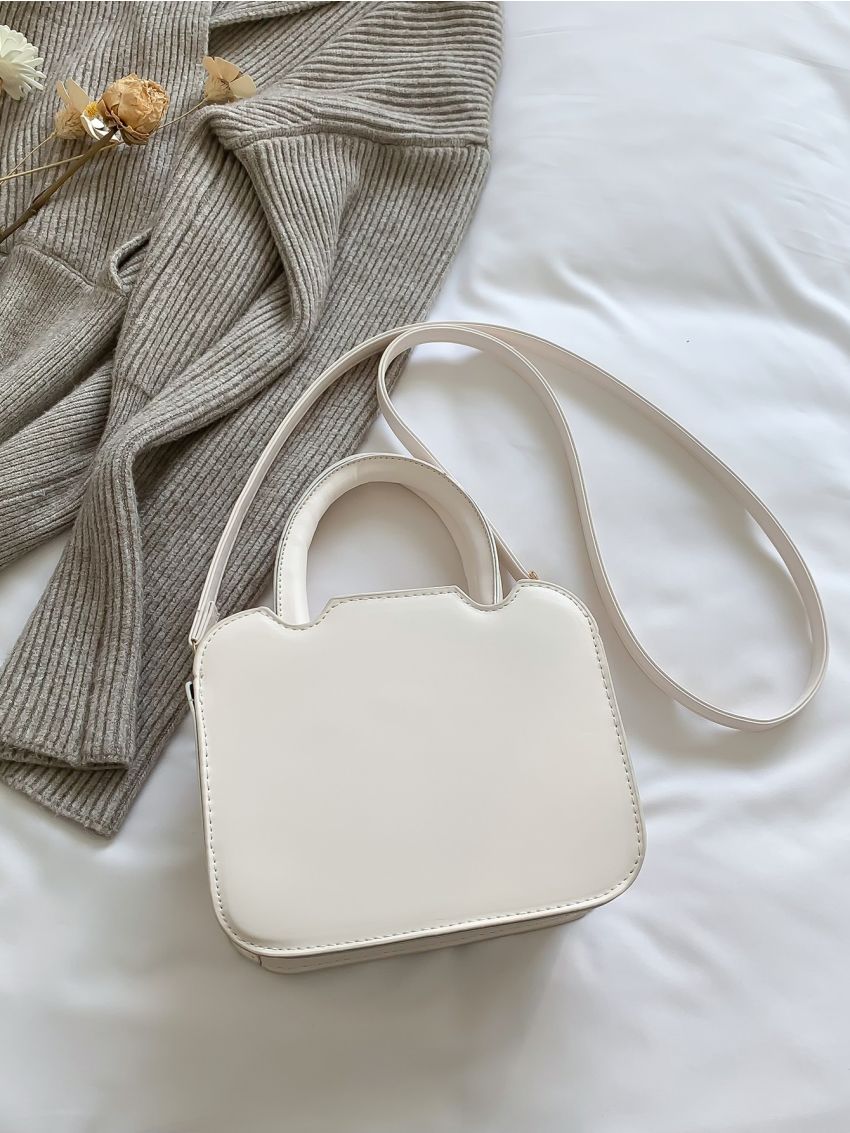 Mini Plaid Pattern Square Bag