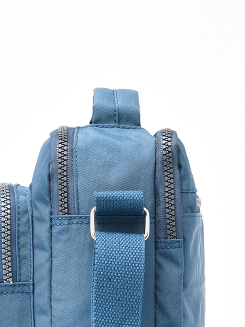 Small Square Bag Letter Patch Decor Nylon