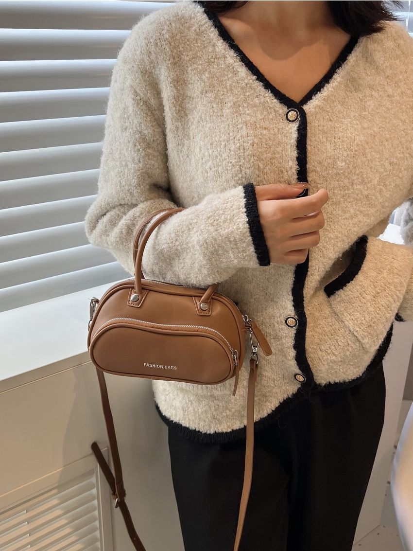 Mini Letter Detail Square Bag